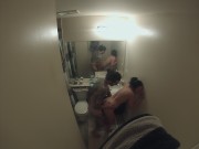 Bathroom Ceiling Cam -- MILF Shelby Squirts 5/16