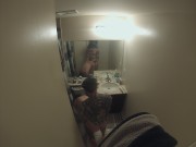Bathroom Ceiling Cam -- MILF Shelby Squirts 9/16