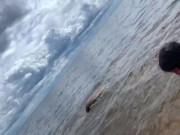 People saw us shooting porn on a public beach 14/16