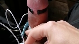 Milking cum by Electro Urethral Stimulation