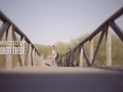 Petite and Beautiful Talia Mint masturbates on Public Beach 1/16