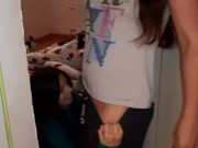 Расплатилась за долги кунилингусом, пока родителей нет дома - lesbian_illusion 2/16