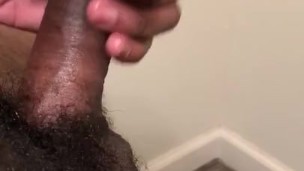 Soft to hard dirty talk cum shot (man moans)