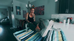 Milf Pours Oil on her Feet & Teases you with her Perfect Pink Soles! HD PREVIEW