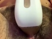 Clenching Orgasm from Sucking Vibrator