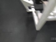 HUNT4K. Magnificent chick gives trimmed vagina for cash in the gym 16/16