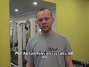 HUNT4K. Magnificent chick gives trimmed vagina for cash in the gym 3/16