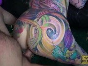 PASCALSSUBSLUTS - Inked Piggy Mouth Bangs And Swallows Cum 15/16