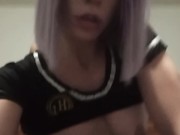 Marie Jane Hentai cosplay girl says “Thank you! Thank you for hard cock!!! 16/16