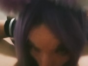 Marie Jane Hentai cosplay girl says “Thank you! Thank you for hard cock!!! 5/16