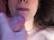 Фонтан спермы на лице сводной сестры - Screenshot 3 of 16 - Sperm
