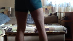 Juicy bubble butt twerk amateur with converse on