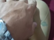 Ladymuffin's footjob with colant 10/16