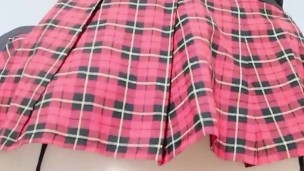 crossdresser sissy dildo solo