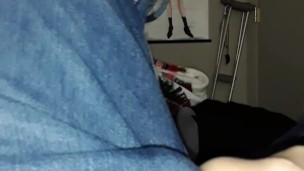 Trap Plays and Cums in Her Pants