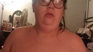 Drenching my MASSIVE titties in oil 