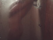 Charlie Forde relaxes and unwinds in the shower 4/16