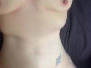 Hot milf takes my cock and a belly shot.  2/16