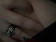 Hot wife loves licking her own nipple