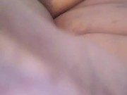 Playing with my pussy in the tube until I bust.