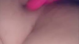 Fucking myself and cumming with my rabbit right after pussy creampied