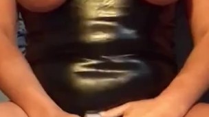 PVC pussy play!!