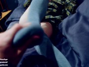 She is tired, but I know how to cheer her up! Cuming twice - MollyRedWolf 2/16