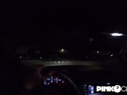 La folle notte di Amandha Fox a Roma in auto 7/16