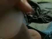 Big dick J uses his pocket pussy 