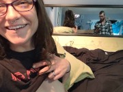 Tease from a cute nerdy girl with small tits and slutty eyes 6/16