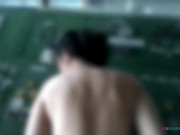 Fucking in Public in an Abandoned Factory, She Hold Of From Squirting! 1/16