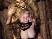 Andara Visits Dungeon And Gives In To Her Secret Desires - Video Game Monster Porn