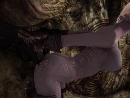 Andara Visits Dungeon And Gives In To Her Secret Desires - Video Game Monster Porn