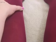 Ass, legs, and feet play in red tights!  9/16