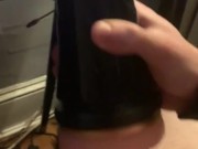 Using my pocket pussy