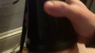 Using my pocket pussy