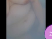 ひとりえっち6 お風呂でひとりえっち。バイブ持ち込んで乳首もクリも。こっそりやってるからこっそりイクよ 1/16