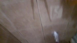 Dirty slut enjoys sticky fluids in semen jacuzzi