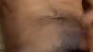 Smelling gf dirty panties and masturbating big cock
