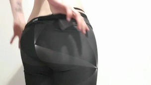 Yoga pants ass tease! (buy the whole clip!)