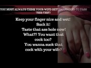 JOI CUM CHALLENGE - Hotwife tells you to think your wife/gf getting fucked - ASMR Erotic 9/16