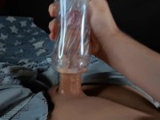 First time indescribable sensations from a fake pussy, fucked by a big dick. - Darkly Dimeo - 4k 15/16