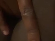 Wet pussy finger fuck