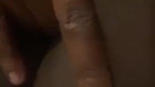 Wet pussy finger fuck