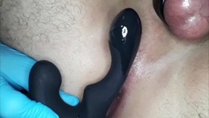 Crazy NEW PROSTATE TOY Making My COCK Dance and Drip! Come hither prost-toying, cock throbs & jumps!