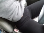 Car Masturbation and squirting in my panties 16/16