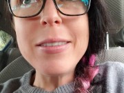 Car Masturbation and squirting in my panties 4/16