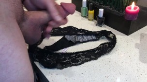  victoria's secret panties make me cum thick