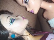 Doll Threesome creampie with Kathy and Danna (Part 1)