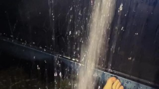 That car is back again but this time I successfully Power Pissed all over it!